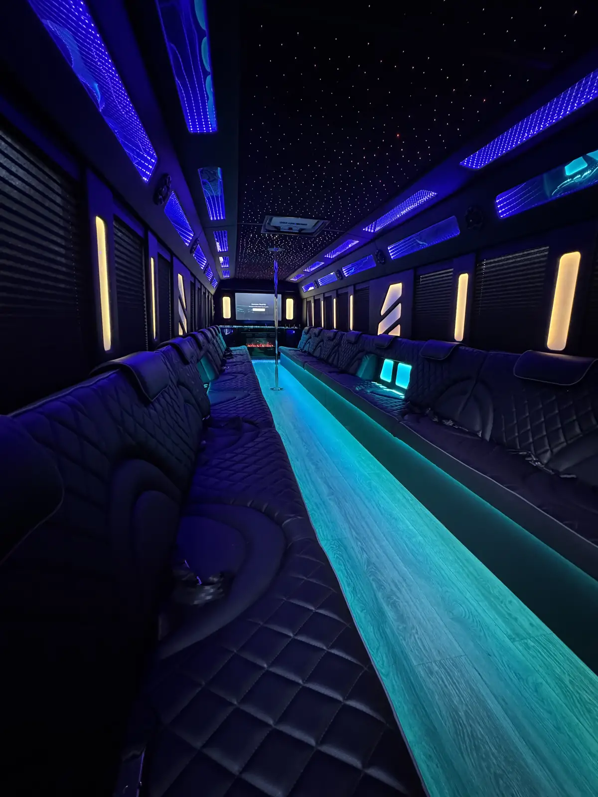Suburban Limousine Interior